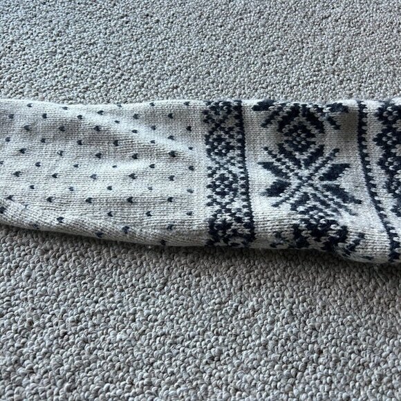 Ralph Lauren Men’s Large Sweater Cream Reindeer Winter Grandpa Cozy Classic - Picture 3 of 14